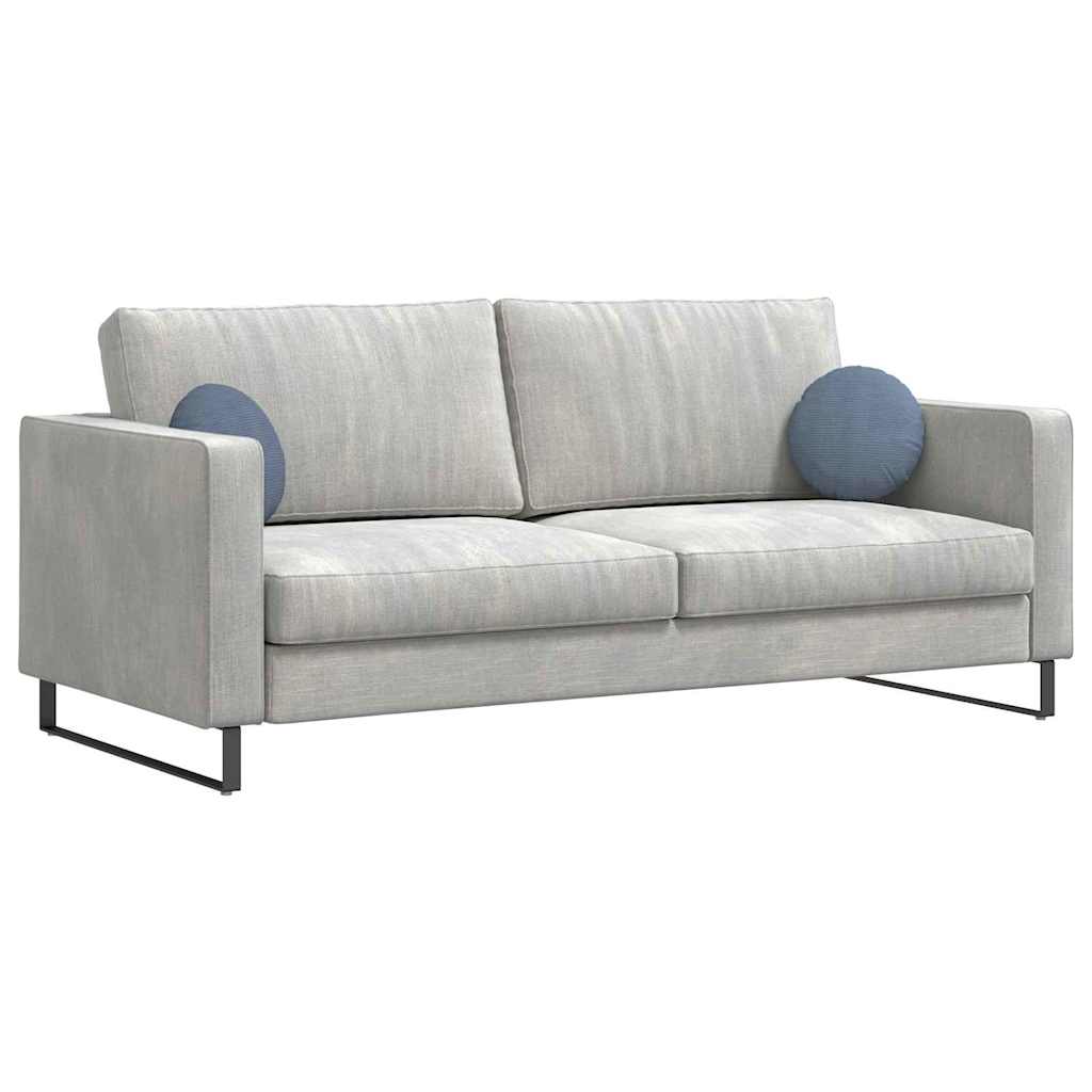 Cuscini per Seduta 2 pcs Blu Ø 30 cm Tessuto in Cords 42014115