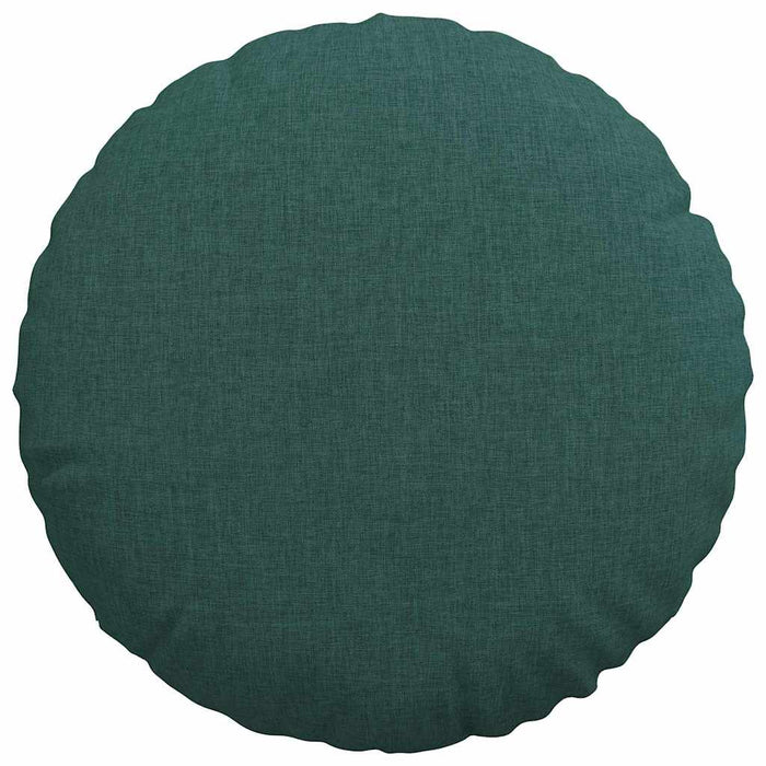 Cuscini per Seduta 2 pcs Verde Scuro Ø40 x 13 cm Tessuto 42014125
