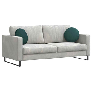 Cuscini per Seduta 2 pcs Verde Scuro Ø40 x 13 cm Tessuto 42014125