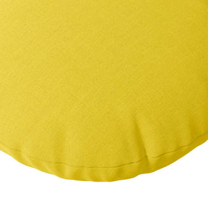 Cuscini per Seduta 2 pcs Giallo Chiaro Ø40 x 13 cm Tessuto 42014129