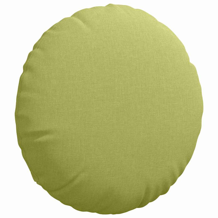 Cuscini per Seduta 2 pcs Verde chiaro Ø40 x 13 cm Tessuto 42014130