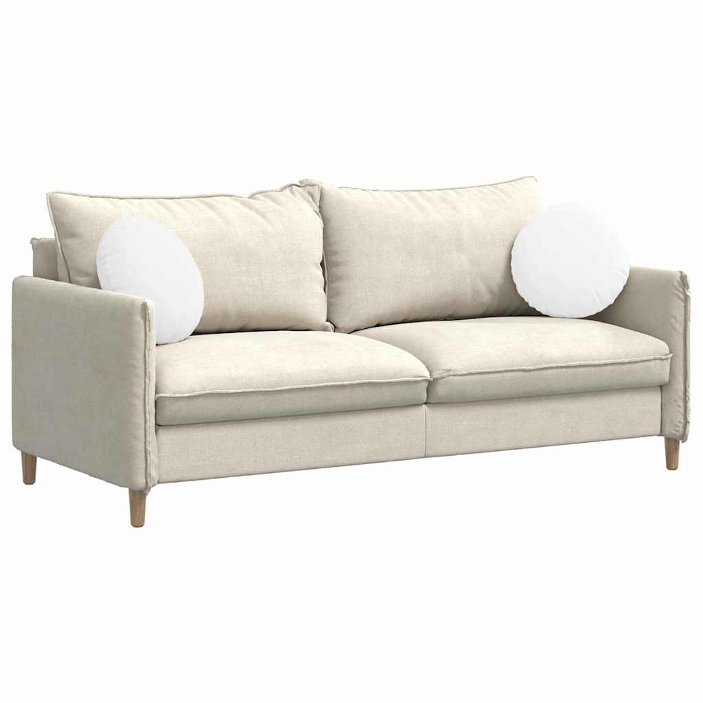 Cuscini per Seduta 2 pcs Bianco Ø40 x 13 cm Tessuto 42014131