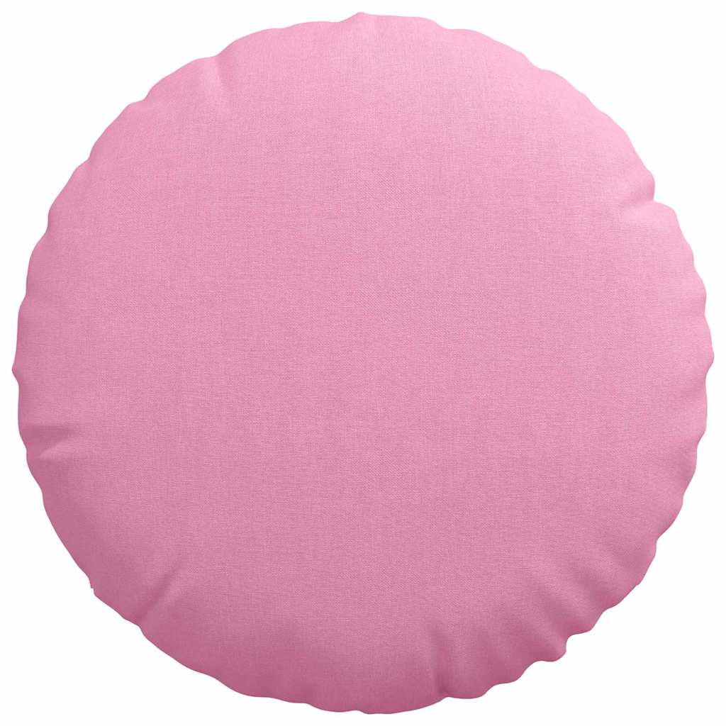 Cuscini per Seduta 2 pcs Rosa Ø40 x 13 cm Tessuto 42014135