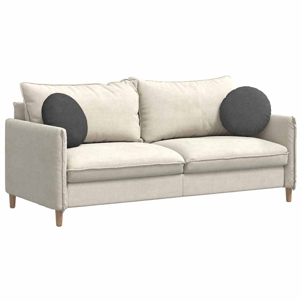 Cuscini per Seduta 2 pcs Grigio scuro Ø 40 cm Tessuto in Cords 42014150