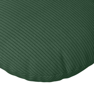 Cuscini per Seduta 2 pcs Verde Scuro Ø 40 cm Tessuto in Cords 42014154