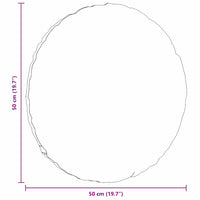 Cuscini per Seduta 2 pcs Crema Ø50 x 19 cm Tessuto 42014164
