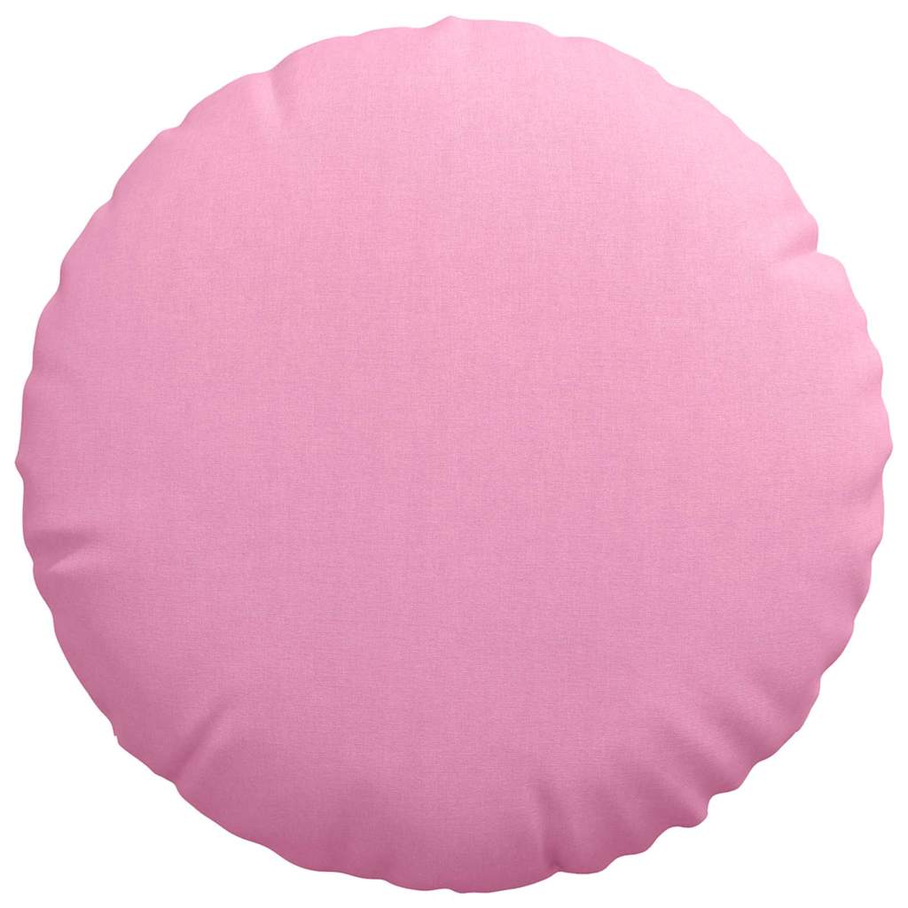 Cuscini per Seduta 2 pcs Rosa Ø50 x 19 cm Tessuto 42014172