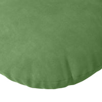 Cuscini per Seduta 2 pcs Verde chiaro Ø 40 x 13 cm Velluto 42014177