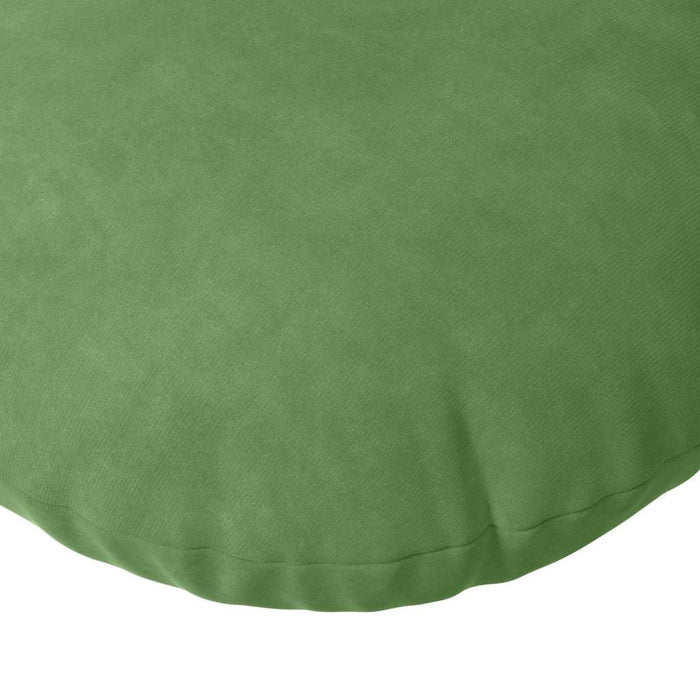 Cuscini per Seduta 2 pcs Verde chiaro Ø 40 x 13 cm Velluto 42014177