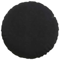 Cuscini per Seduta 2 pcs Nero Ø 40 x 13 cm Velluto 42014180