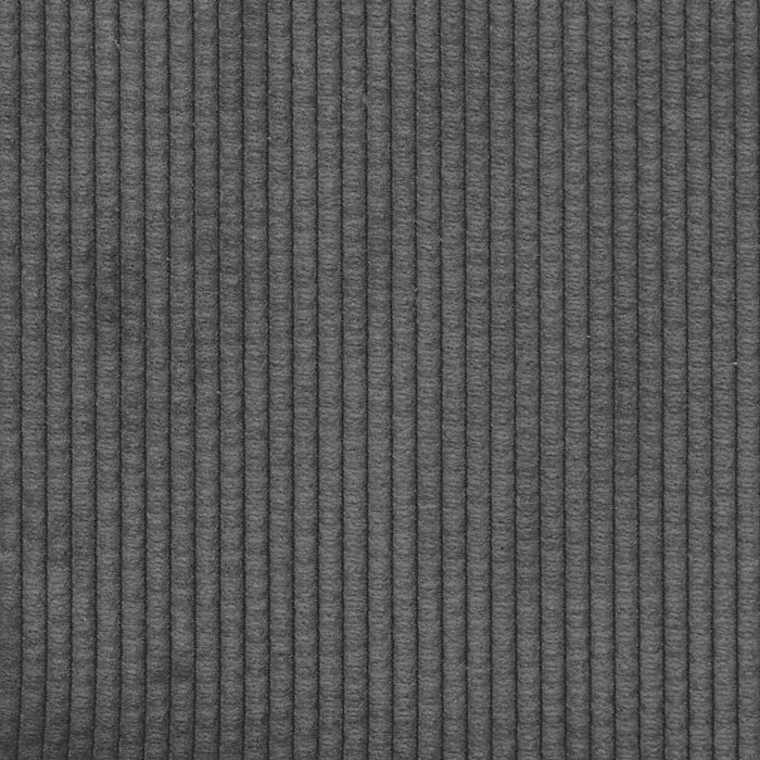 Cuscini per Seduta 2 pcs Grigio scuro Ø 50 cm Tessuto in Cords 42014187