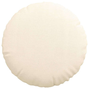 Cuscini per Seduta 2 pcs Crema Ø 50 cm Tessuto in Cords 42014188