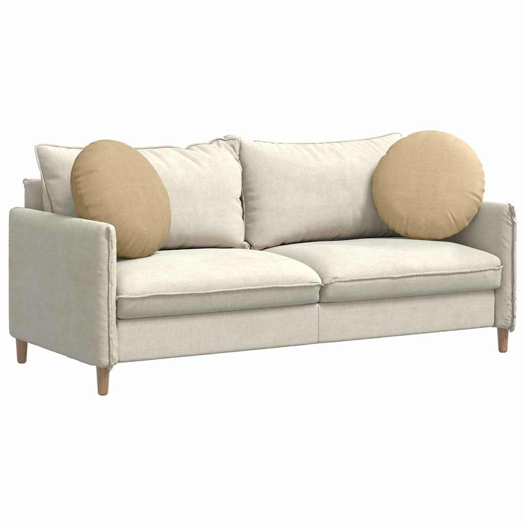 Cuscini per Seduta 2 pcs Grigio Verde Ø 50 cm Tessuto in Cords 42014190