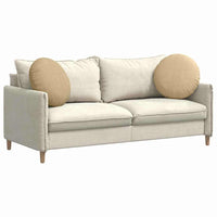 Cuscini per Seduta 2 pcs Grigio Verde Ø 50 cm Tessuto in Cords 42014190