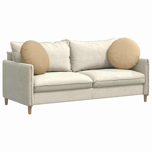 Cuscini per Seduta 2 pcs Grigio Verde Ø 50 cm Tessuto in Cords 42014190