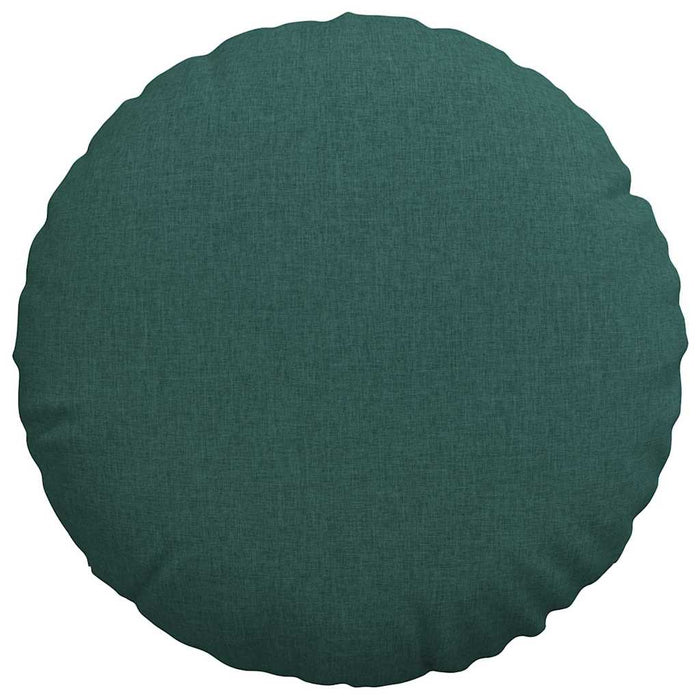 Cuscini per Seduta 2 pcs Verde Scuro Ø60 x 21 cm Tessuto 42014199