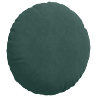 Cuscini per Seduta 2 pcs Verde Scuro Ø 40 x 13 cm Velluto 42014213