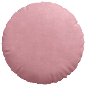 Cuscini per Seduta 2 pcs Rosa Ø 40 x 13 cm Velluto 42014215