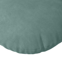 Cuscini per Seduta 2 pcs Verde Mare Ø 40 x 13 cm Velluto 42014221