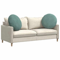 Cuscini per Seduta 2 pcs Verde Mare Ø 40 x 13 cm Velluto 42014221