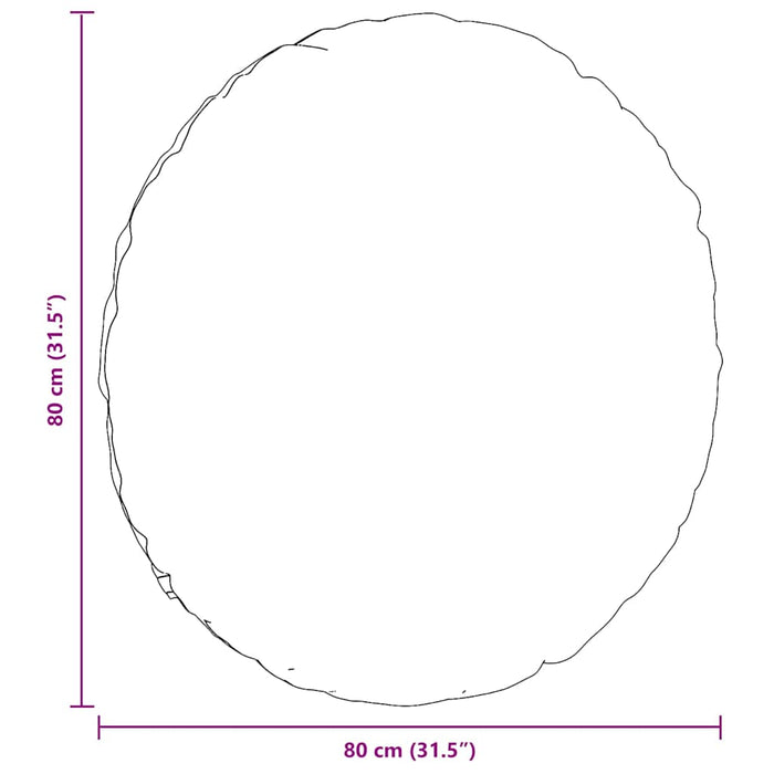 Cuscini per Seduta 2 pcs Grigio chiaro Ø80 x 29 cm Tessuto 42014231
