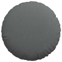 Cuscini per Seduta 2 pcs Grigio scuro Ø80 x 29 cm Tessuto 42014232