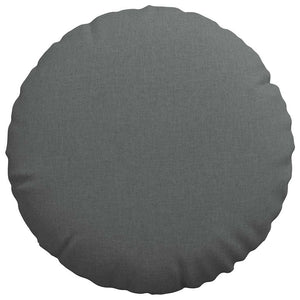 Cuscini per Seduta 2 pcs Grigio scuro Ø80 x 29 cm Tessuto 42014232