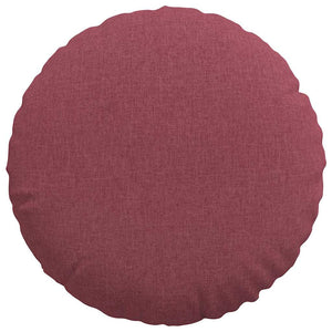 Cuscini per Seduta 2 pcs Rosso Vino Ø80 x 29 cm Tessuto 42014234