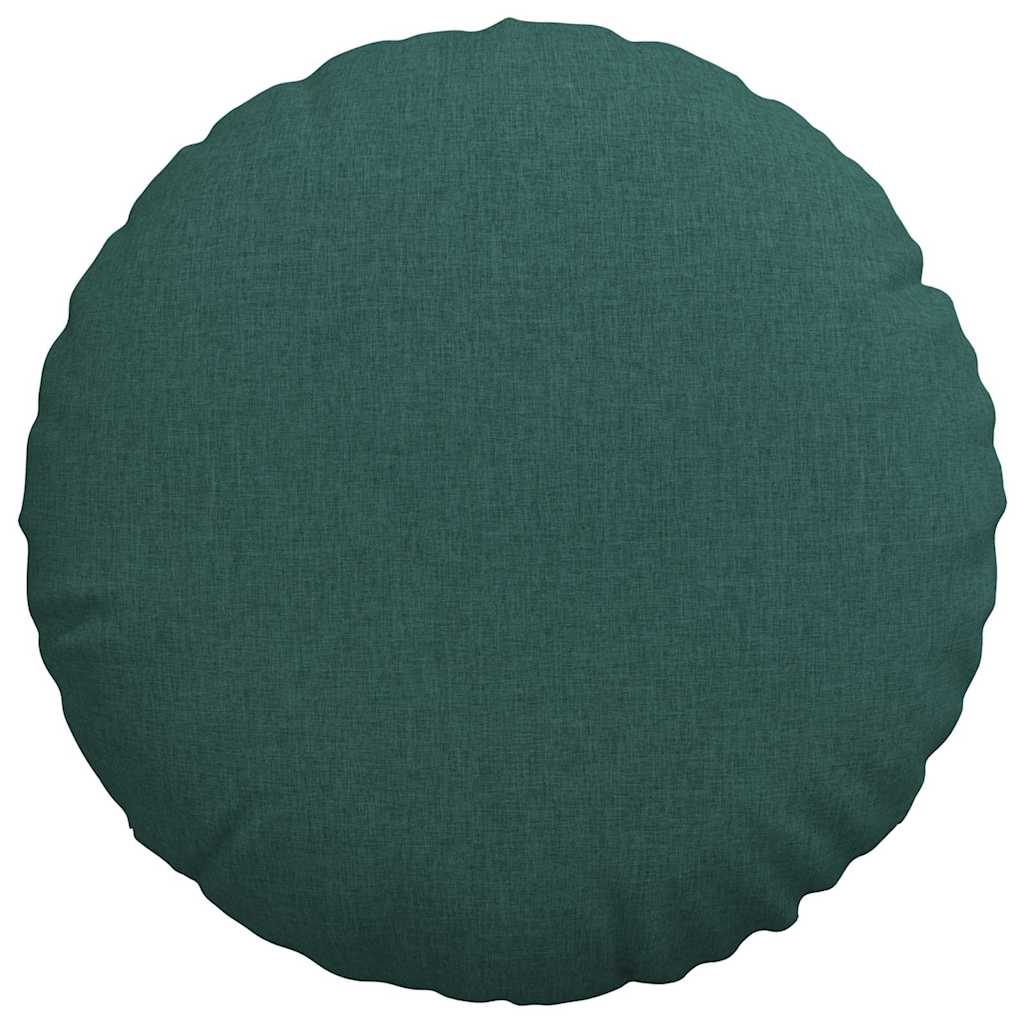 Cuscini per Seduta 2 pcs Verde Scuro Ø80 x 29 cm Tessuto 42014236