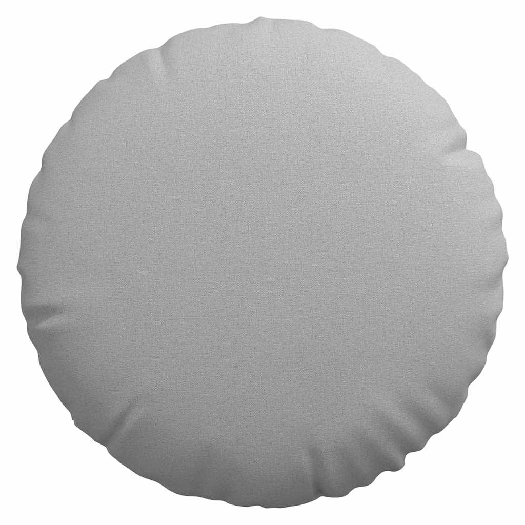 Cuscini per Seduta 2 pcs Grigio Nuvola Ø80 x 29 cm Tessuto 42014244