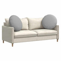 Cuscini per Seduta 2 pcs Grigio Nuvola Ø80 x 29 cm Tessuto 42014244