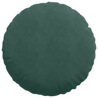 Cuscini per Seduta 2 pcs Verde Scuro Ø80 x 29 cm Velluto 42014250