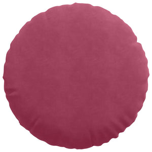 Cuscini per Seduta 2 pcs Rosso Vino Ø80 x 29 cm Velluto 42014253