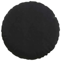 Cuscini per Seduta 2 pcs Nero Ø80 x 29 cm Velluto 42014254