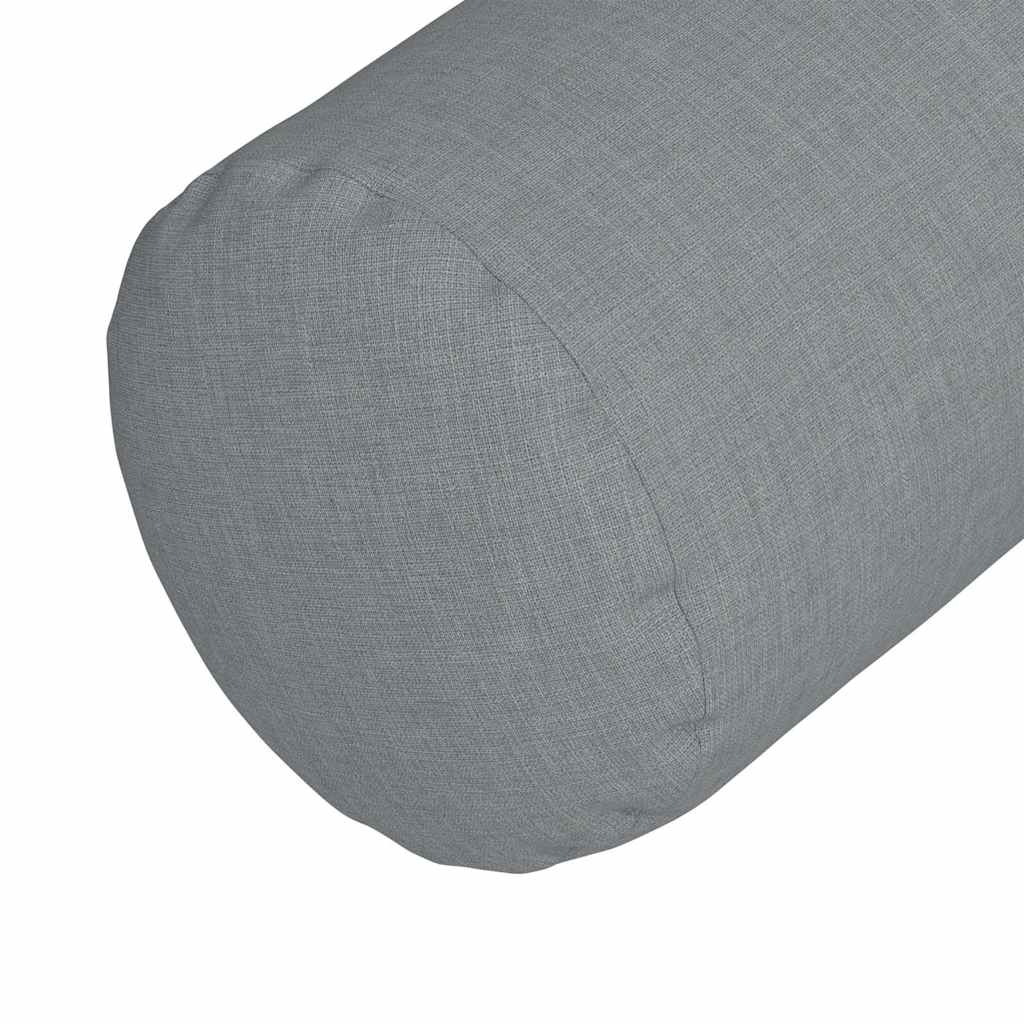 Cuscini a rullo 2 pcs Grigio chiaro Ø 15 x 40 cm Tessuto 42014268