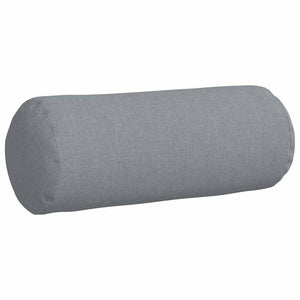 Cuscini a rullo 2 pcs Grigio chiaro Ø 15 x 40 cm Tessuto 42014268