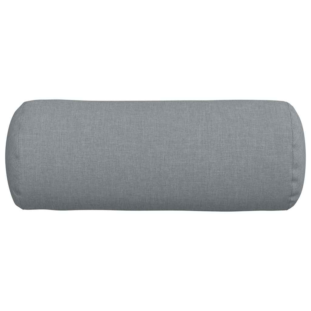 Cuscini a rullo 2 pcs Grigio chiaro Ø 15 x 40 cm Tessuto 42014268