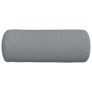 Cuscini a rullo 2 pcs Grigio chiaro Ø 15 x 40 cm Tessuto 42014268