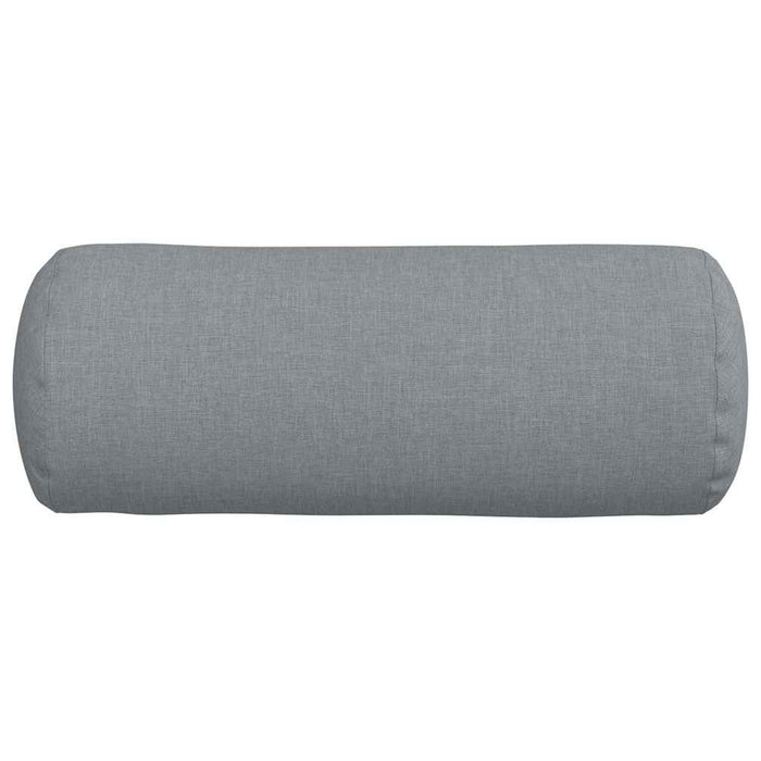 Cuscini a rullo 2 pcs Grigio chiaro Ø 15 x 40 cm Tessuto 42014268