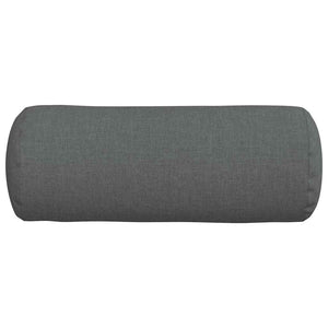 Cuscini a rullo 2 pcs Grigio scuro Ø 15 x 40 cm Tessuto 42014269