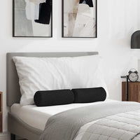 Cuscini a rullo 2 pcs Nero Ø 15 x 40 cm Tessuto 42014270