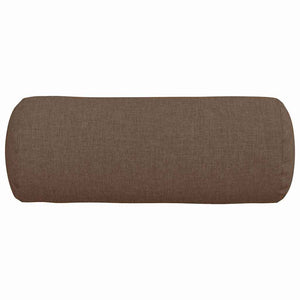 Cuscini a rullo 2 pcs Marrone Ø 15 x 40 cm Tessuto 42014272