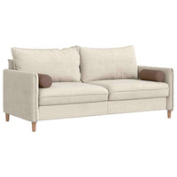 Cuscini a rullo 2 pcs Marrone Ø 15 x 40 cm Tessuto 42014272