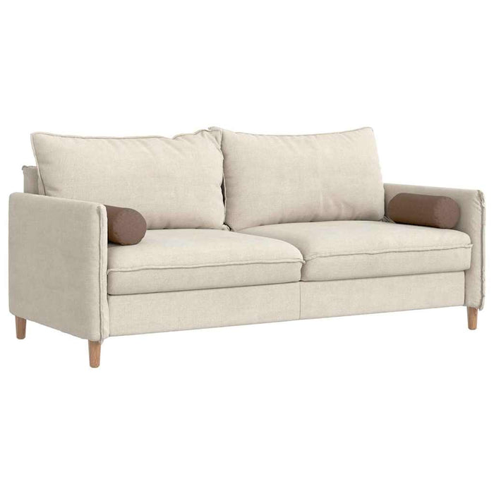 Cuscini a rullo 2 pcs Marrone Ø 15 x 40 cm Tessuto 42014272