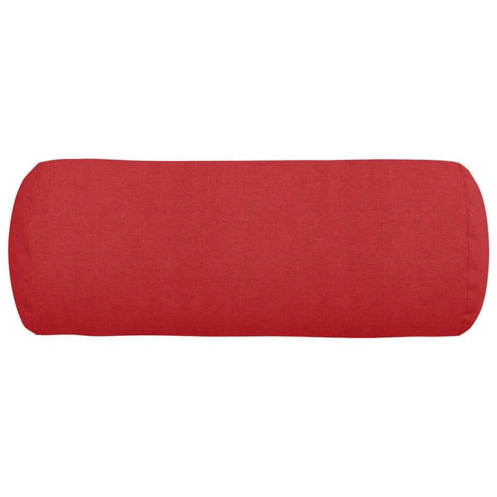 Cuscini a rullo 2 pcs Rosso Ø 15 x 40 cm Tessuto 42014280