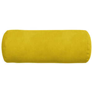 Cuscini a rullo 2 pcs Giallo Ø 15 x 40 cm Tessuto in Cords 42014292