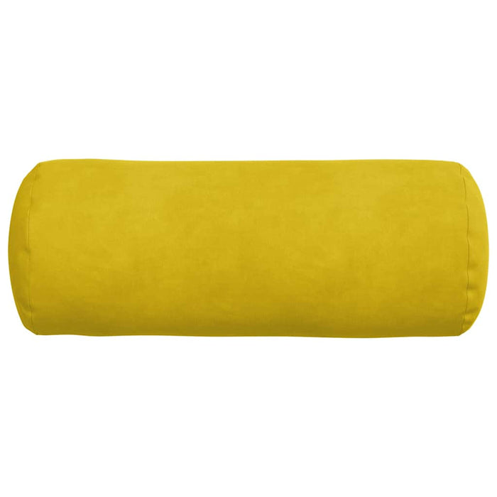 Cuscini a rullo 2 pcs Giallo Ø 15 x 40 cm Tessuto in Cords 42014292