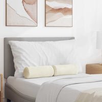 Cuscini a rullo 2 pcs Crema Ø 15 x 40 cm Tessuto in Cords 42014294