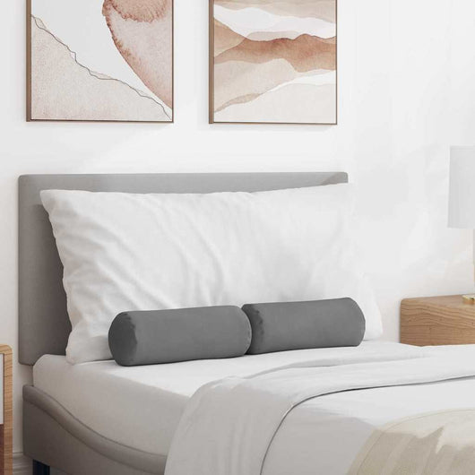 Cuscini a rullo 2 pcs Grigio scuro Ø 15 x 40 cm 42014299