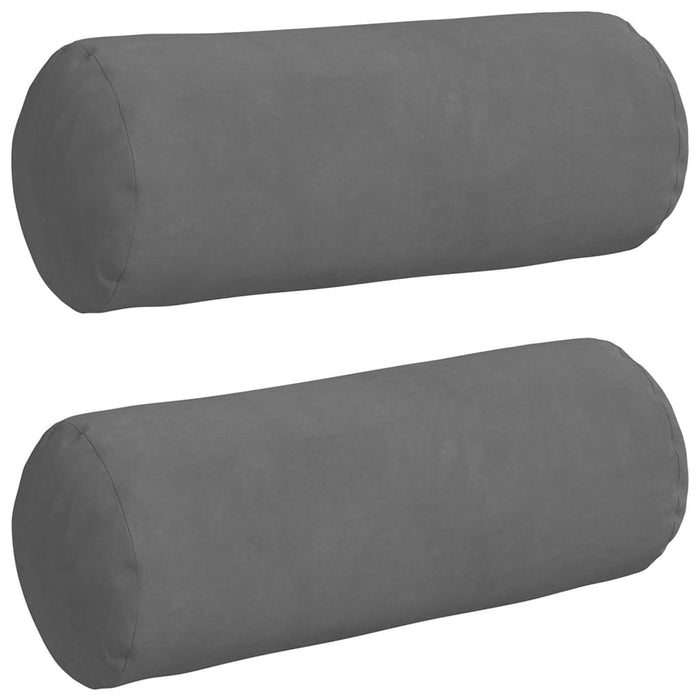 Cuscini a rullo 2 pcs Grigio scuro Ø 15 x 40 cm 42014299